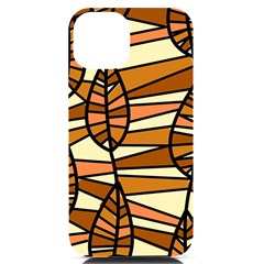 Autumn Leaf Mosaic Seamless Iphone 14 Black Uv Print Case by Hannah976