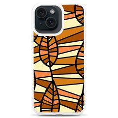 Autumn Leaf Mosaic Seamless Iphone 15 Plus Tpu Uv Print Case by Hannah976