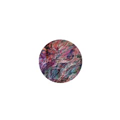 Abstract Summer Flow 1  Mini Buttons by kaleidomarblingart