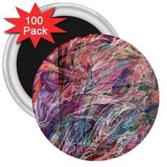 Abstract Summer Flow 3  Magnets (100 pack)