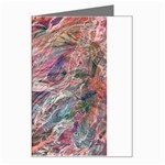 Abstract Summer Flow Greeting Card Left