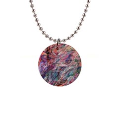 Abstract Summer Flow 1  Button Necklace