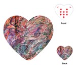 Abstract Summer Flow Playing Cards Single Design (Heart) Front