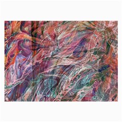 Abstract Summer Flow Large Glasses Cloth (2 Sides)