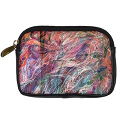 Abstract Summer Flow Digital Camera Leather Case