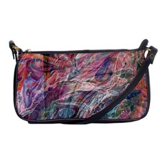 Abstract Summer Flow Shoulder Clutch Bag