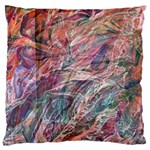 Abstract Summer Flow Large Cushion Case (Two Sides) Front