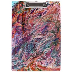 Abstract Summer Flow A4 Acrylic Clipboard