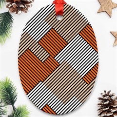 Abstract Pattern Line Art Design Decoration Ornament (oval)