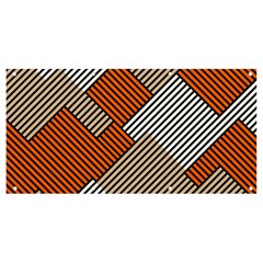 Abstract Pattern Line Art Design Decoration Banner And Sign 8  X 4  by Ravend