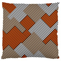 Abstract Pattern Line Art Design Decoration 16  Baby Flannel Cushion Case (two Sides)