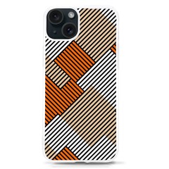 Abstract Pattern Line Art Design Decoration Iphone 15 Tpu Uv Print Case by Ravend