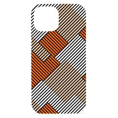 Abstract Pattern Line Art Design Decoration Iphone 15 Black Uv Print Pc Hardshell Case by Ravend