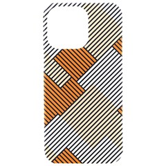 Abstract Pattern Line Art Design Decoration Iphone 15 Pro Max Black Uv Print Pc Hardshell Case