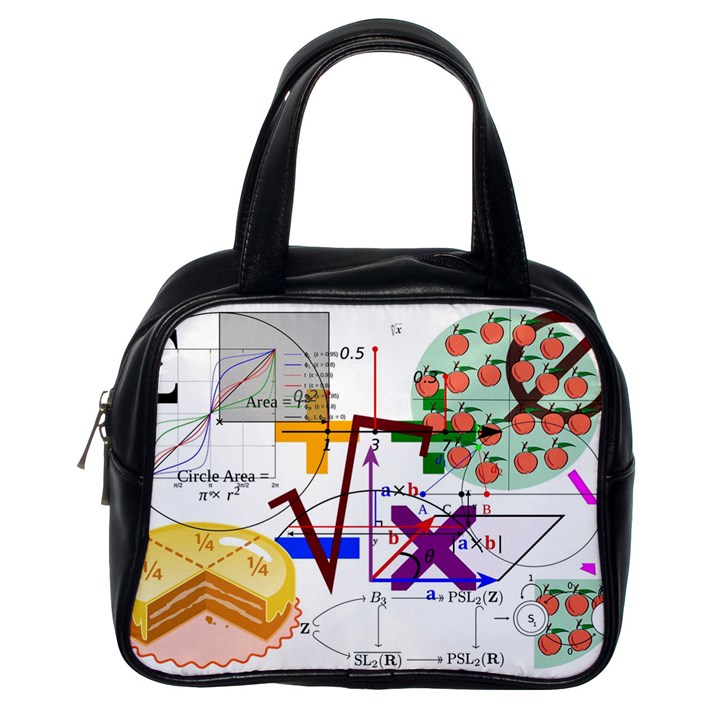 Mathematics Formula Physics School Classic Handbag (One Side)