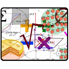 Mathematics Formula Physics School Fleece Blanket (medium) by Bedest