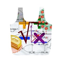 Mathematics Formula Physics School Full Print Recycle Bag (m) by Bedest