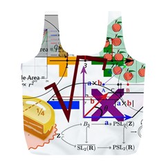 Mathematics Formula Physics School Full Print Recycle Bag (l) by Bedest