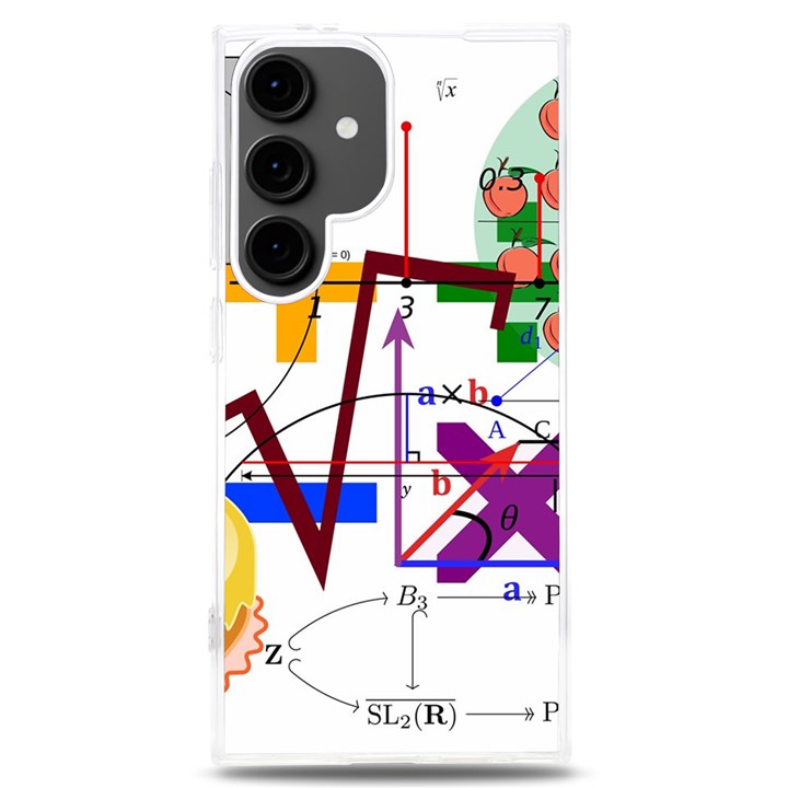 Mathematics Formula Physics School Samsung Galaxy S24 Plus 6.7 Inch TPU UV Case