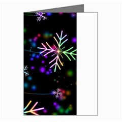 Snowflakes Snow Winter Christmas Greeting Cards (pkg Of 8)