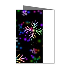 Snowflakes Snow Winter Christmas Mini Greeting Cards (pkg Of 8)