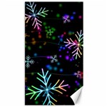 Snowflakes Snow Winter Christmas Canvas 40  x 72  39.28 x69.23  Canvas - 1