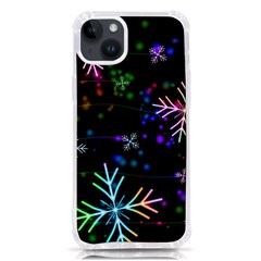 Snowflakes Snow Winter Christmas Iphone 14 Plus Tpu Uv Print Case by Bedest