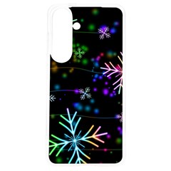 Snowflakes Snow Winter Christmas Samsung Galaxy S24 6 2 Inch Tpu Uv Case by Bedest