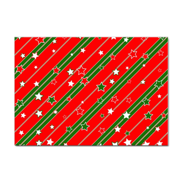 Christmas-paper-star-texture     - Sticker A4 (100 pack)