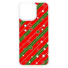 Christmas-paper-star-texture     - Iphone 15 Pro Max Tpu Uv Print Case by Bedest