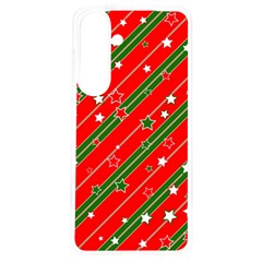 Christmas-paper-star-texture     - Samsung Galaxy S24 6.2 Inch TPU UV Case