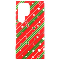 Christmas-paper-star-texture     - Samsung Galaxy S24 Ultra 6.9 Inch Black TPU UV Case