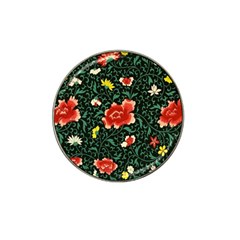 Background Vintage Japanese Design Hat Clip Ball Marker (4 Pack) by Bedest