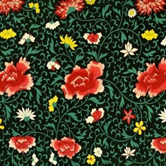 Background Vintage Japanese Design Play Mat (square)