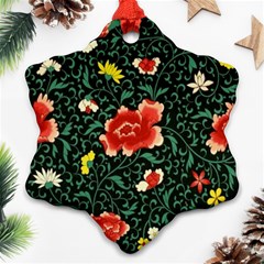 Background Vintage Japanese Design Ornament (snowflake)