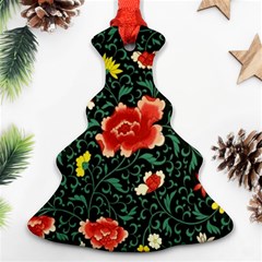 Background Vintage Japanese Design Ornament (christmas Tree) 