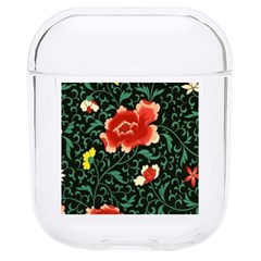 Background Vintage Japanese Design Hard Pc Airpods 1/2 Case by Bedest