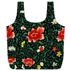 Background Vintage Japanese Design Full Print Recycle Bag (xxxl)