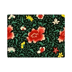 Background Vintage Japanese Design Premium Plush Fleece Blanket (mini) by Bedest