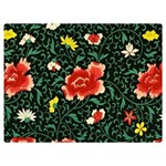 Background Vintage Japanese Design Premium Plush Fleece Blanket (Extra Small) 40 x30  Blanket Front