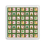 Christmas Paper Christmas Pattern Memory Card Reader (Square) Front