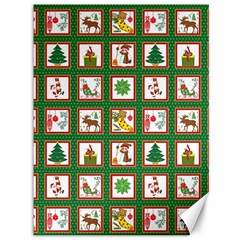 Christmas Paper Christmas Pattern Canvas 36  X 48  by Bedest