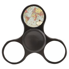 Vintage Old Antique World Map Finger Spinner by Bedest