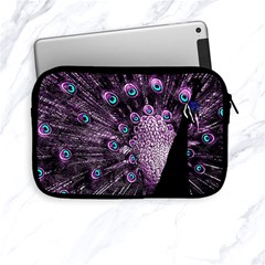 Purple Peacock Apple Ipad Mini Zipper Cases by Bedest