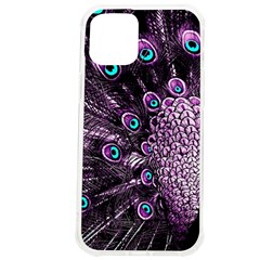 Purple Peacock Iphone 12 Pro Max Tpu Uv Print Case