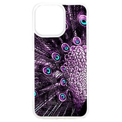 Purple Peacock Iphone 15 Pro Max Tpu Uv Print Case