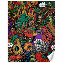 Cute Cartoon Doodle Canvas 18  X 24 