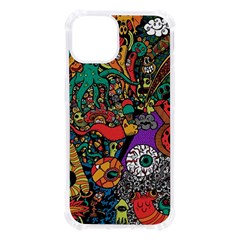 Cute Cartoon Doodle Iphone 13 Tpu Uv Print Case by Bedest