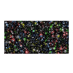 Universe Star Planet Galaxy Satin Wrap 35  X 70  by Ravend