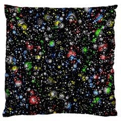 Universe Star Planet Galaxy Large Cushion Case (two Sides) by Ravend